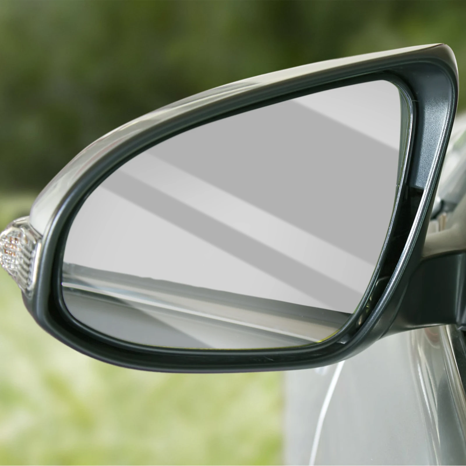 

2 Sheets 240x200mm Car Side Mirror Rain Film Rearview Anti Fog PET Material Clear View Driving Safety Glass Coating Protector