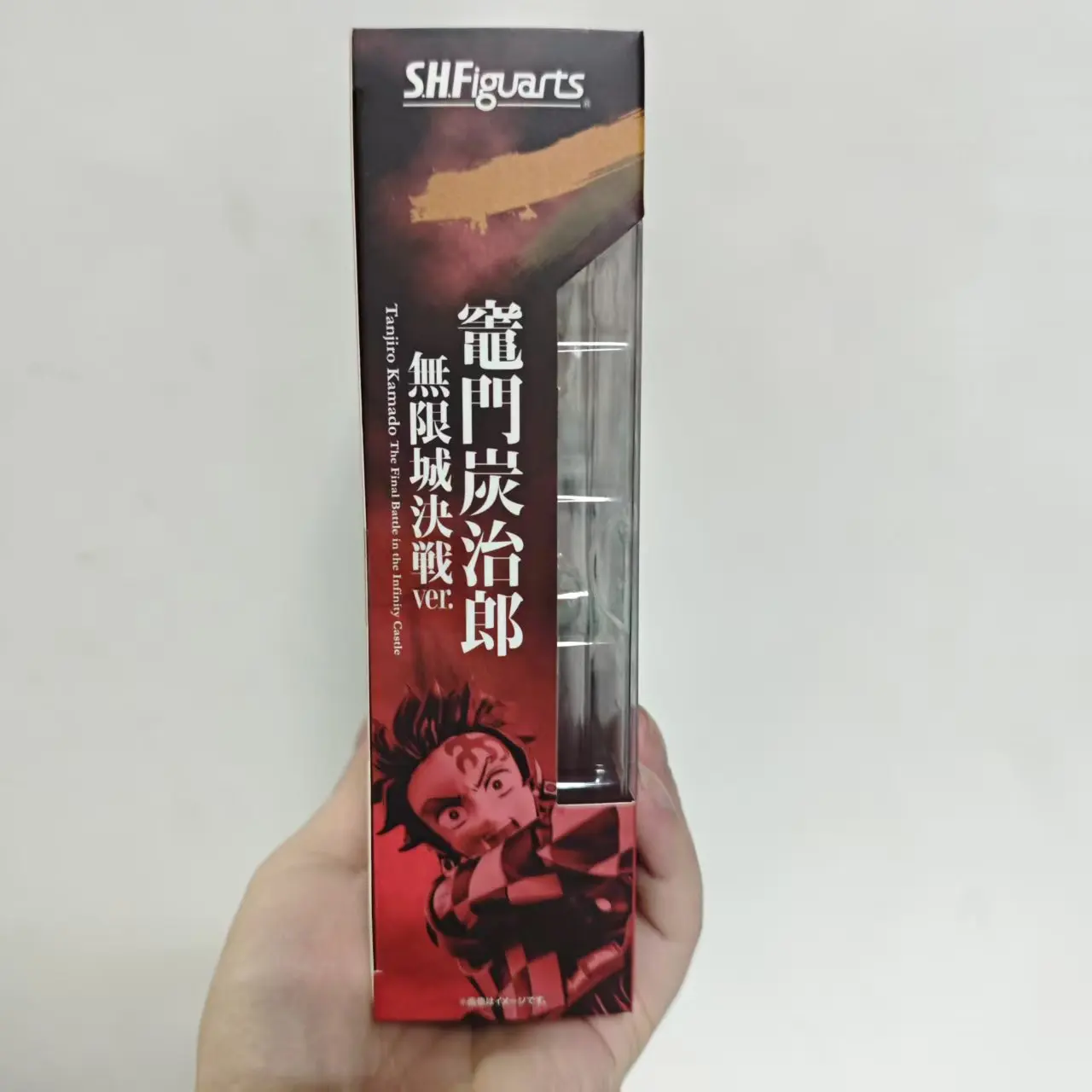 BANDAI démon tueur Anime Tanjirou Kamado S.H.Figuarts infini château figurines modèle Figurine originale Figuarts jouets