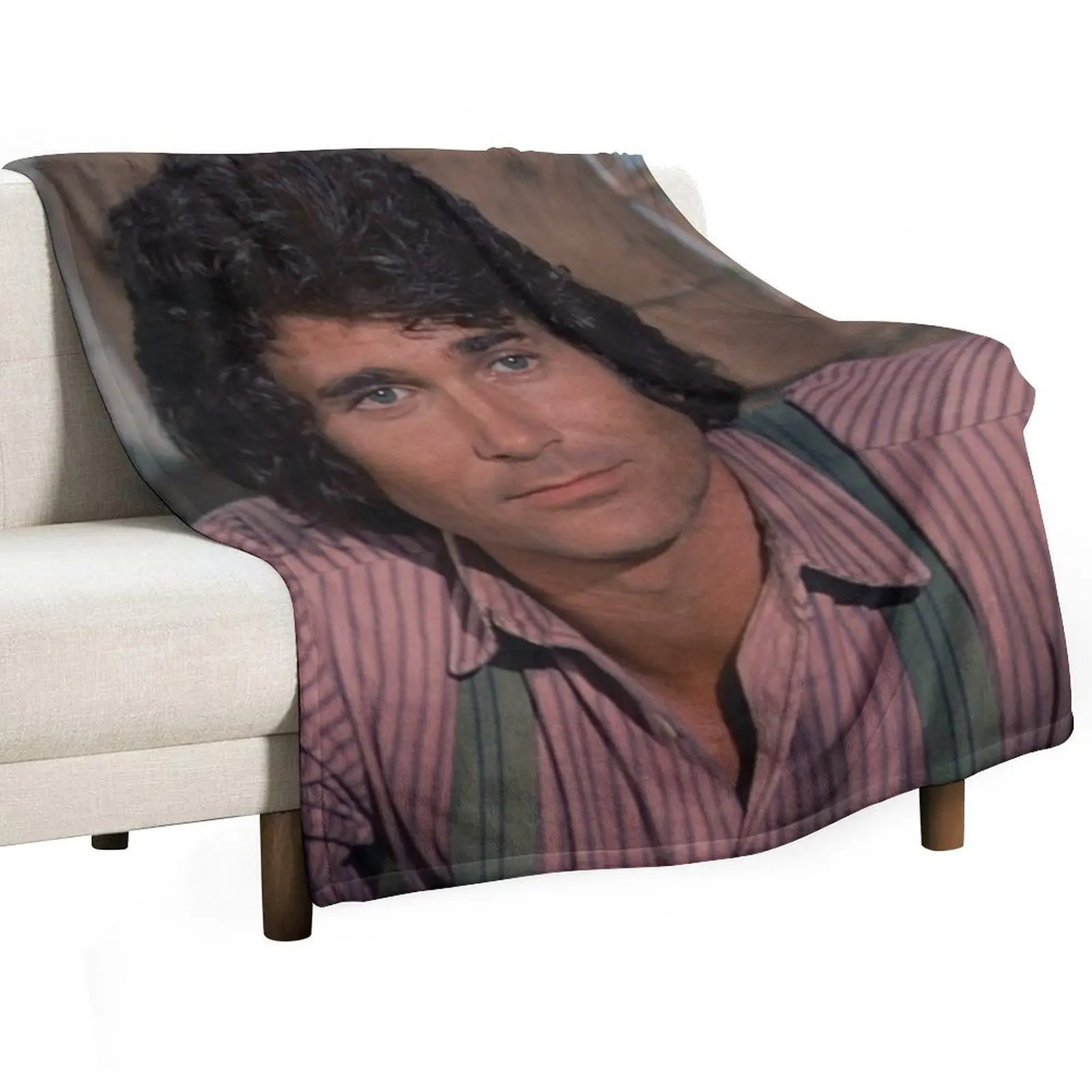 Charles ingalls Throw Blanket Nap Picnic Kid'S anime Heavy Soft Blankets