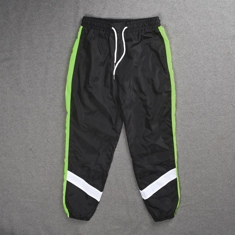 Adult Street Dance Costume Black and Green Jacket Loose Pants Hip Hop Children Clothes Jazz Dance Stage Outfit Men Dancewear 918