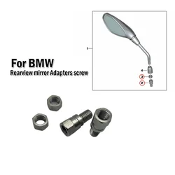 Motorcycle Rearview mirror Adapters screw bolts For BMW G650GS F650GS F700GS F750GS F850GS R Ninet R1200GS R1250GS ADVENTURE