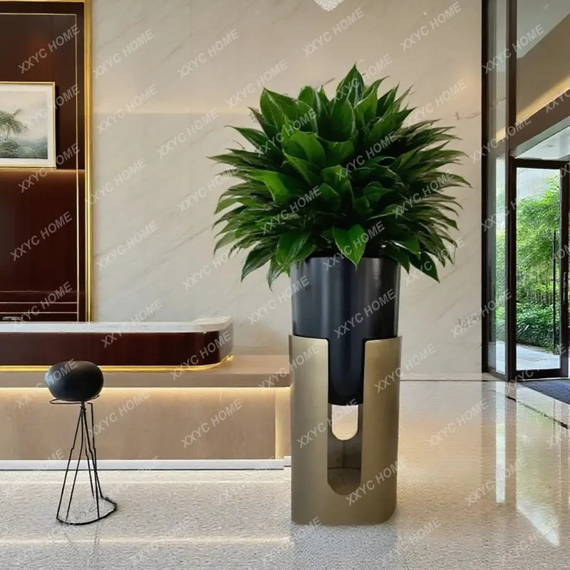 XXCustomized special-shaped flower ware, sales department, shopping mall, office building lobby, flower bowl indoor high style