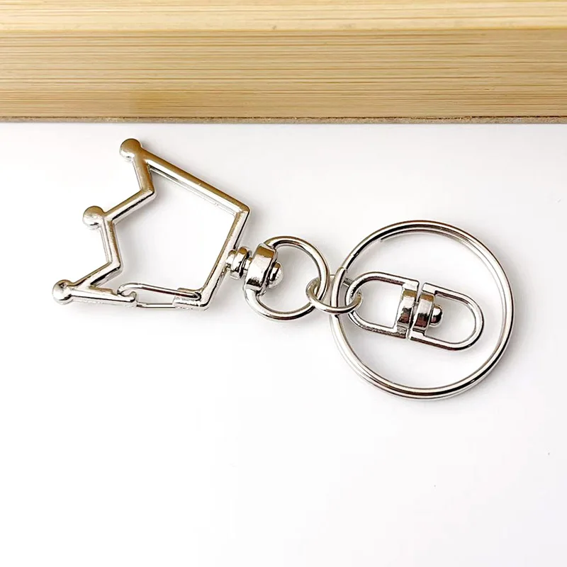 12–24 Stück runde Schlüsselanhänger, drehbare Verschlüsse, Katapult-Verschlüsse, Kronen-Schlüsselanhänger, DIY-Schmuck, Spielzeug, Herstellung, Anhänger, Links, Zubehör – Detail 7