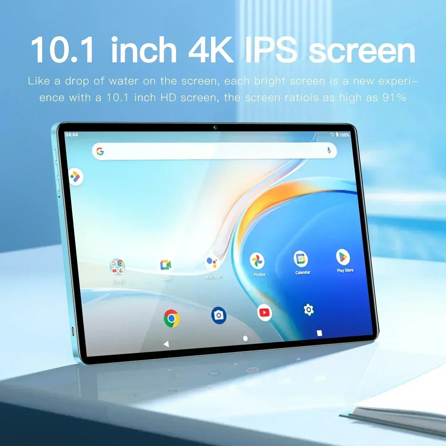 Pad 8 Pro Tablet 10.1 inci Android 13 Snapdragon 8gen2, Tablet layar penuh HD WIFI SIM ganda 5G 1024 mah + 10000 GB mah