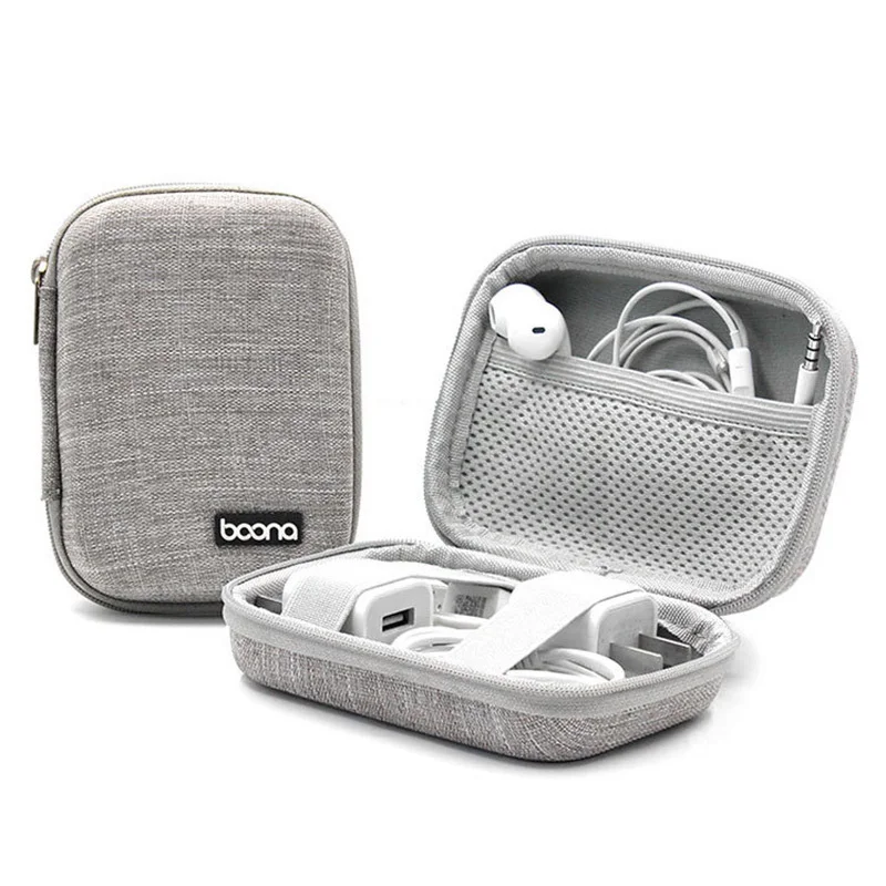 

Multifunctional Data Cable Storage Bag Digital Gadget Storage Box Portable Earphone Bag Organizer Charger U Disk Protection Case