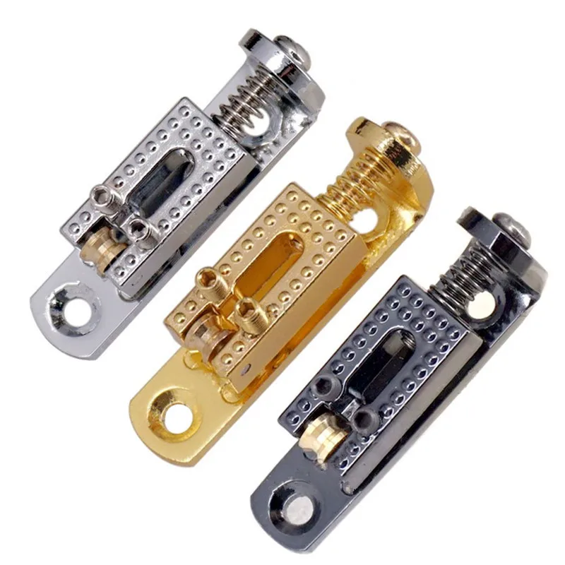 

A Set 6 Pcs Individual Bridge Roller Saddles Tailpiece For Electric Guitar Accessories Parts Musical Instrument