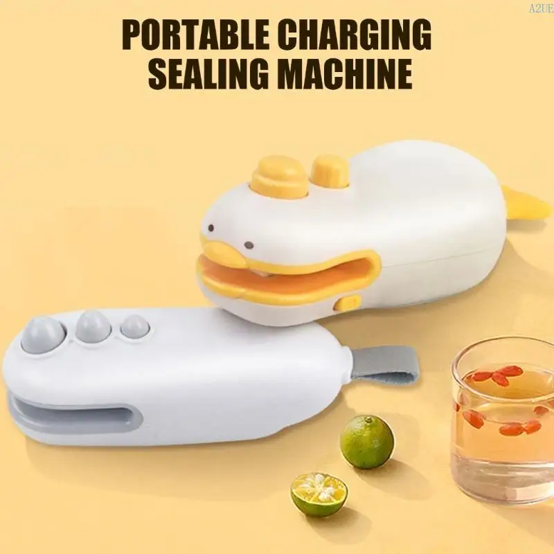 A2UEポータブルおよび軽量の家庭用USB充電キッチンオフィスおよび旅行用食品保管用のヒートシーラーシーリングデバイス