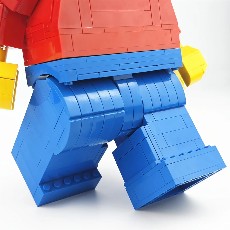 Nieuw Met Koffer Opgeschaald Groot Karakter Model Bouwstenen Montage Bricks Speelgoed Voor Kind Chrismas Geschenken Compatibel 40649