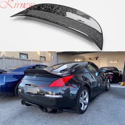 For Nissan 370Z Z34 Carbon Fiber Trunk Wing 09 onwards AJT3 Style Car Styling Rear Spoiler 2009-2017