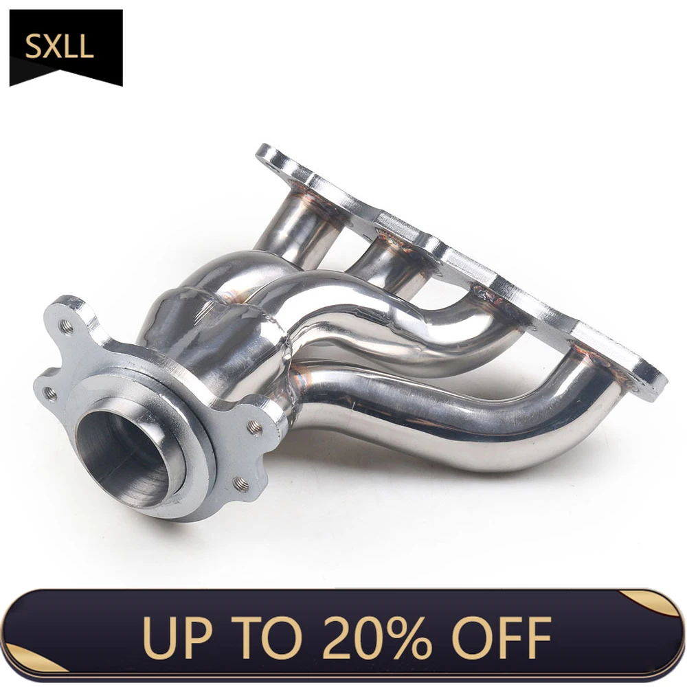 

SXLL Automotive Modified Stainless Steel Racing Exhaust Manifold Header for 02-05 Acur @RSX DC5 Hond @Civ * ic Si SiR