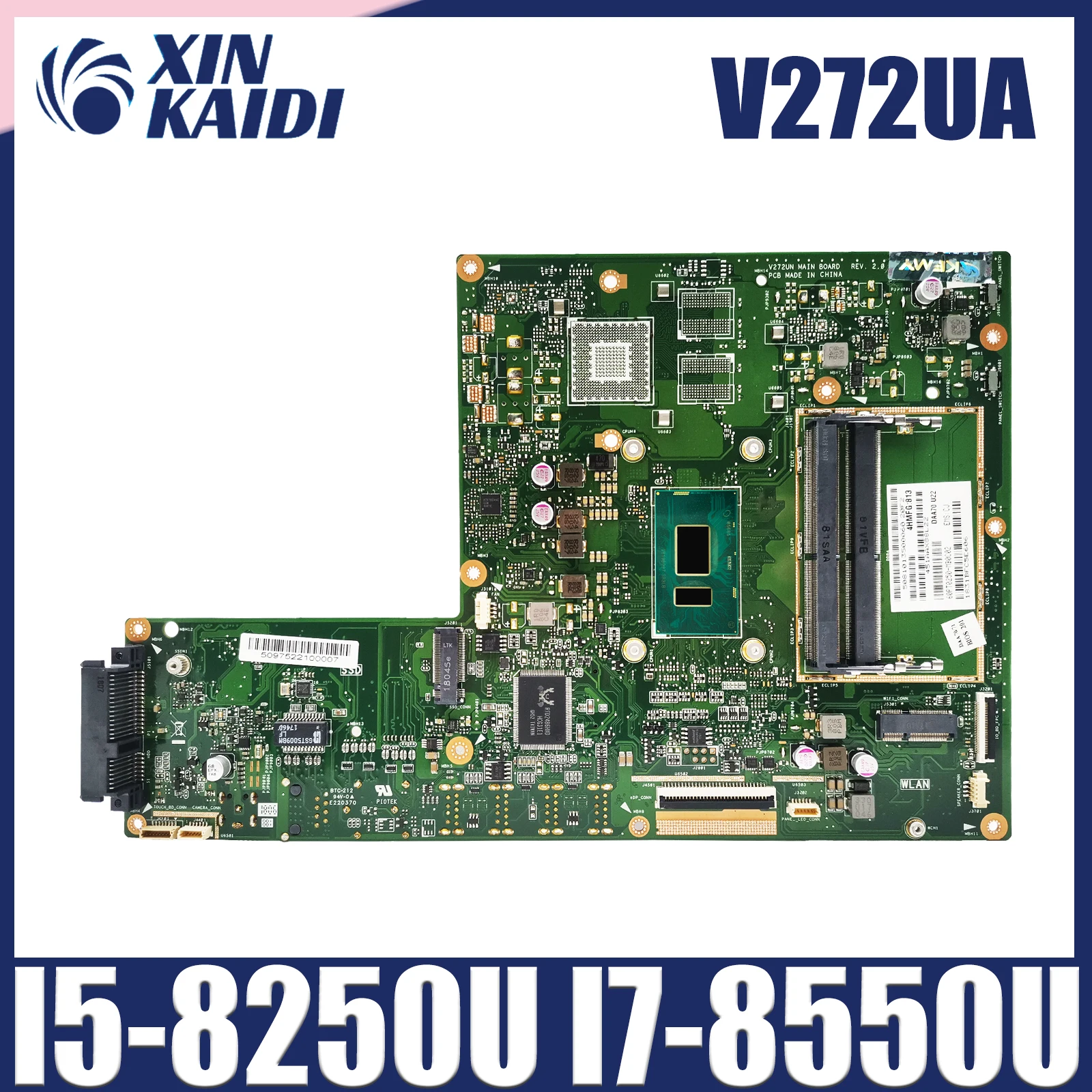 

V272UA Mainboard For ASUS Vivo AiO V272UA V272U V272 All-in-one pc Motherboard with CPU I5-8250U I7-8550U Gen