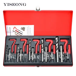 131 Stuks Draad Reparatie Tool M5 M6 M8 M10 M12 Spoel Boor Invoegen Installatie Kit Motor Blok Herstellen Beschadigde Set