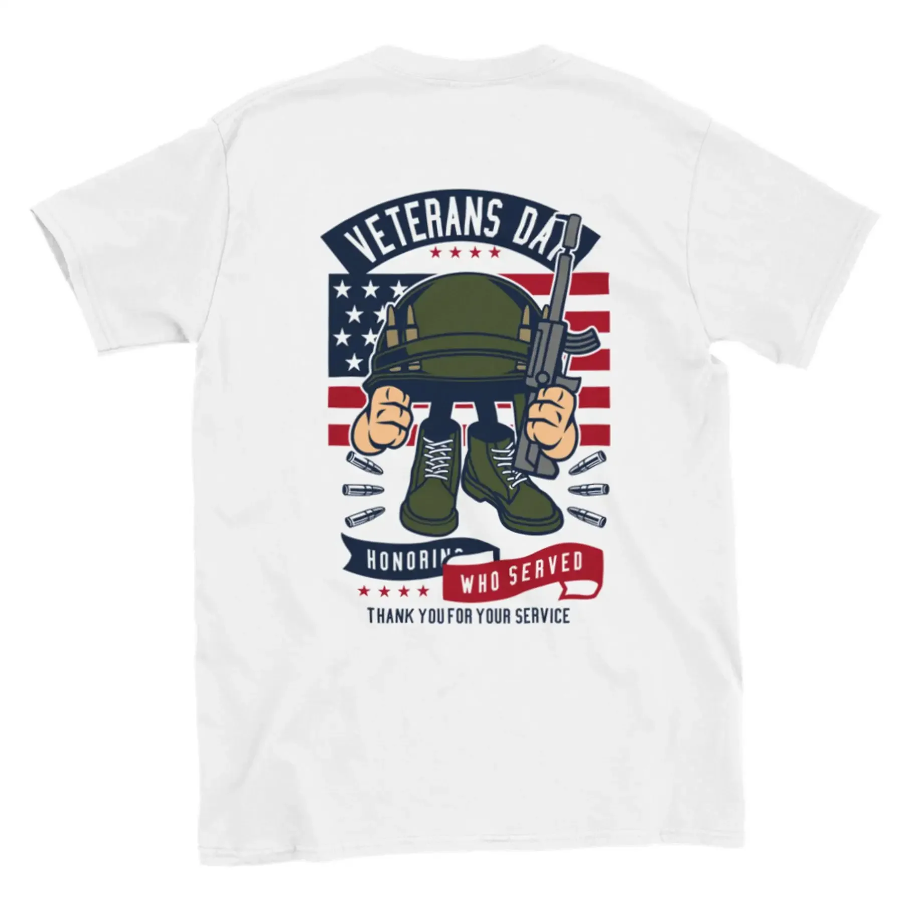 Veterans Day Honoring those Who Served Classic Unisex Crewneck T shirt