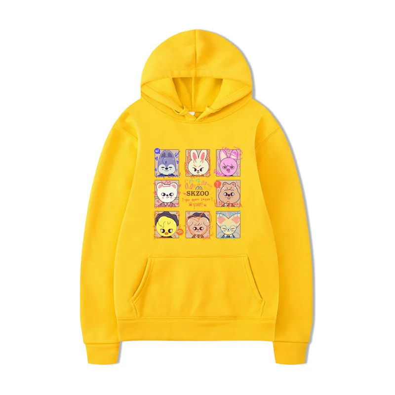 Anime Funny Graphic Print Hoodie Women Men Fashion Personality Long Sleeve Sweatshirt Autumn/Winter Casual Loose Hooded Tops