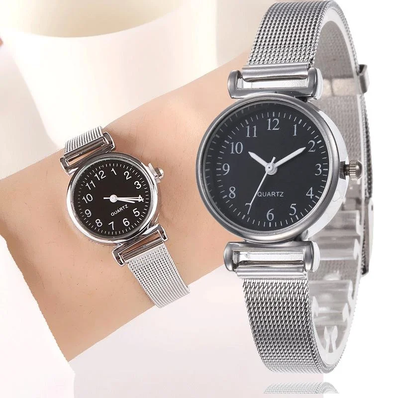 Women Watches Mesh Belt Watch Small Dial Quartz Clock Ladies Wrist Watch Gifts for Girl Reloj De Mujer 시계 여성