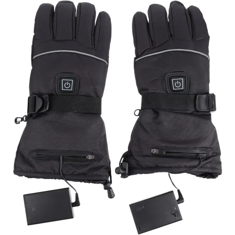 Winter Heating Gloves Waterproof Anti Slip Skiing Cycling Motorcycle Warm Touch Screen Rechargeable Gloves Item Accessories