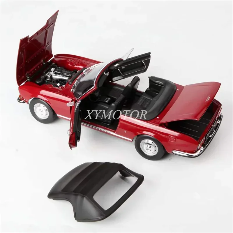 Norev 1:18 1:18 For Peugeot 504 Cabrio Andalou Red Diecast Model Car Toys Gifts Hobby Display Ornaments Collection