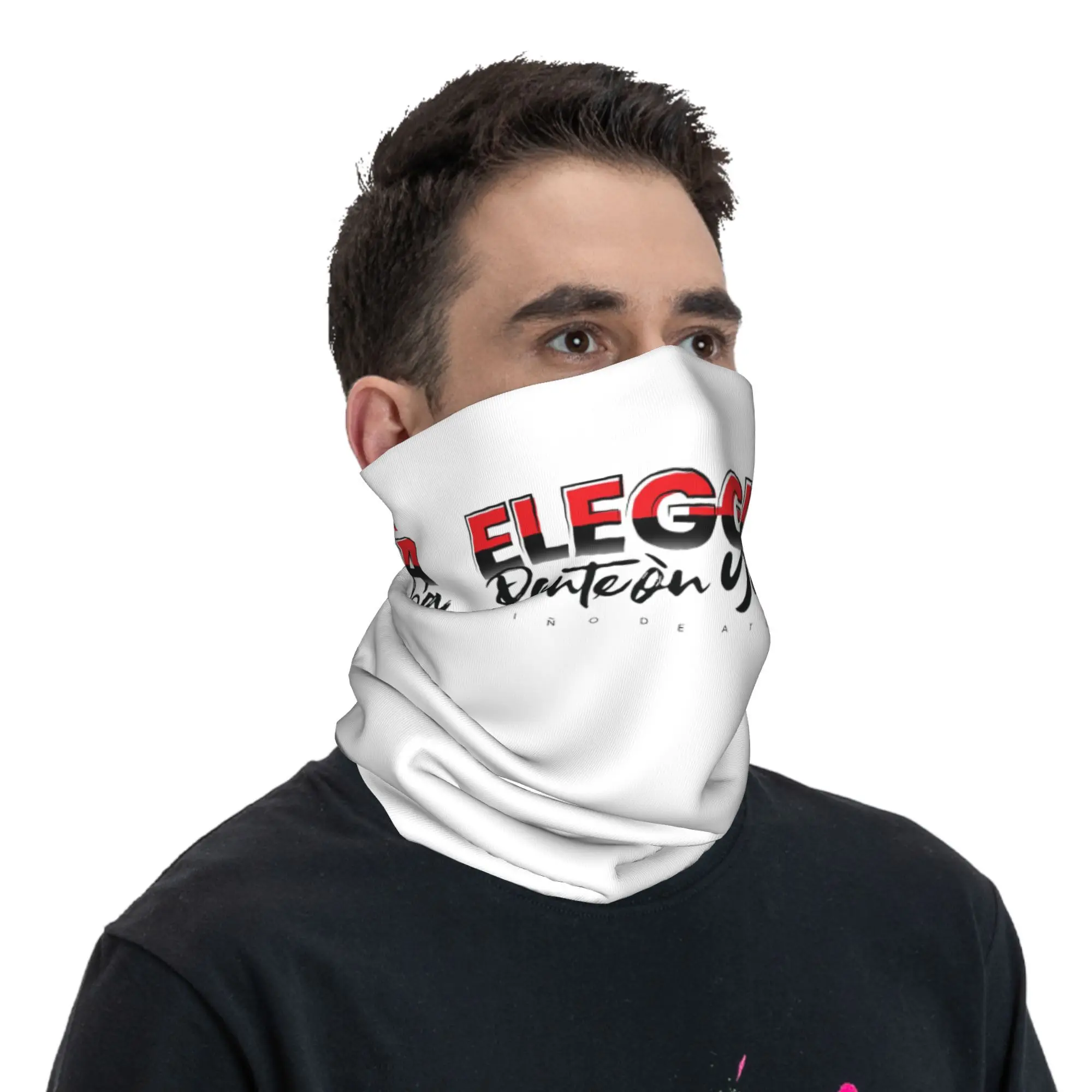 Eleggua bandana pescoço capa impressa envoltório cachecol multi-uso headwear equitação para homens mulheres adulto à prova de vento