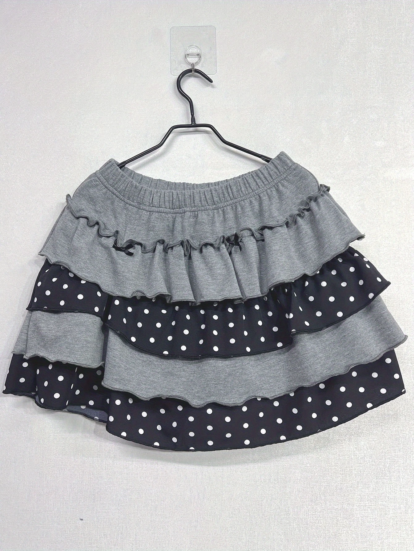 Emo Women Fashion Y2K Goth Polka Dot Mini Short Skirt High Waist Aesthetic Korean Japanese Acubi Pleate A-line 2000s Alt Clothes