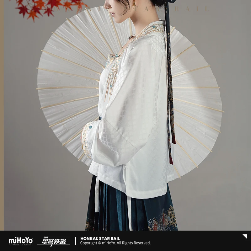 MiHoYo Original Dan Heng Honkai: Star Rail Cosplay Costume Short Shirt Anime Shirt Clothes