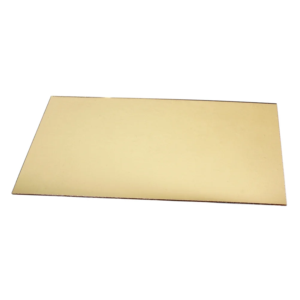 

44X29Cm Golden Mirror Self-Adhesive Acoustic Scratch Plate Sheet Diy Blank Pvc Acrylic Wear Resistant Heat Resistant Easy