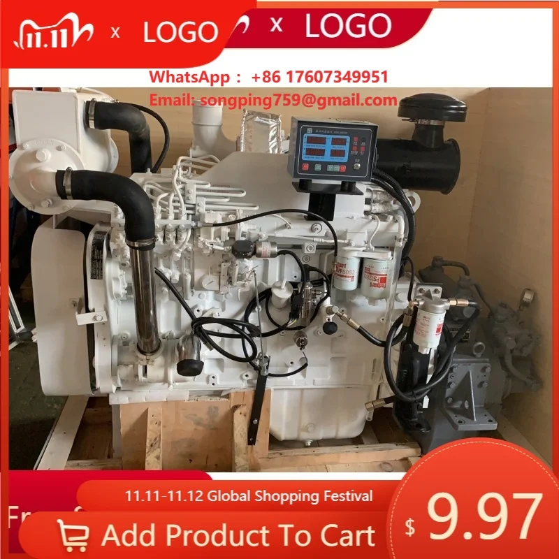 Original cummins 6 Cylinder Marine diesel Engine M205 300HP Outboard for Boat Machinery and Repair Shops