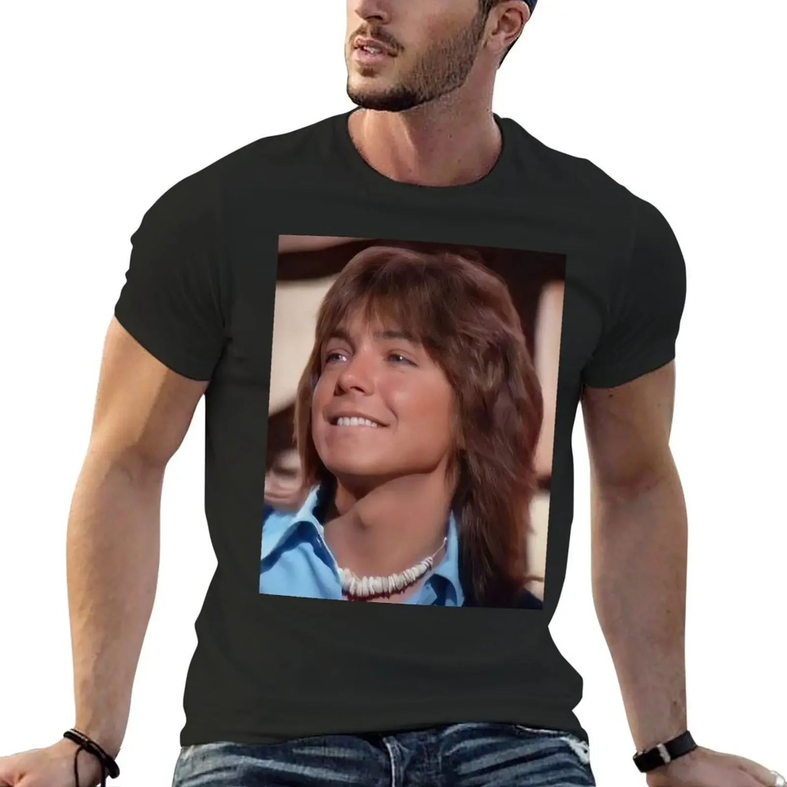 

david cassidy T-Shirt shirts graphic tees oversized tees vintage clothes mens t shirts top quality