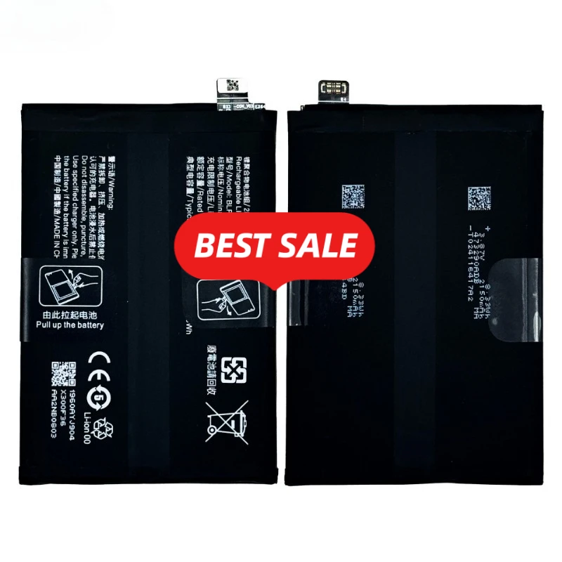 BLP823 for OPPO Reno 5 Pro/Reno 5 Plus Phone Battery 0 Cycle High Capacity Battery Replacement Bateria Grade A Cell with Tools