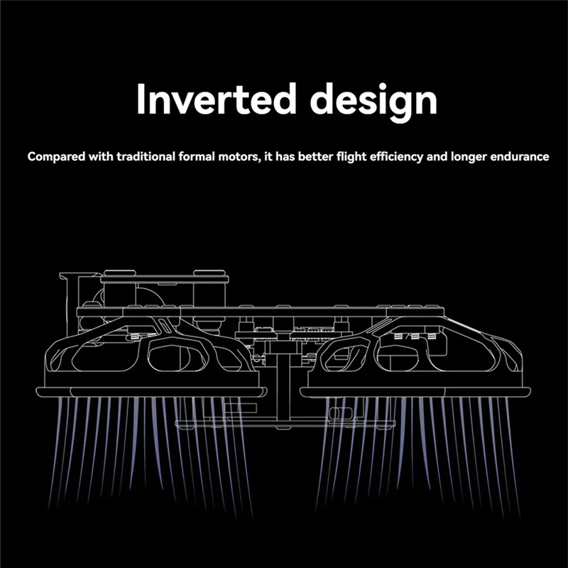 B05C-GEP-CL20 لطائرة O3 VTX بدون طيار طقم إطارات من ألياف الكربون 2 بوصة 100 مم قاعدة عجلات مع واقي المروحة لطائرة رباعية داخلية