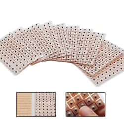 600Pcs/lot New 2020 Magnets Plated Seeds Sticker Paste Bean Ear massage seed for Acupoint Therapy Auricular Acupuncture