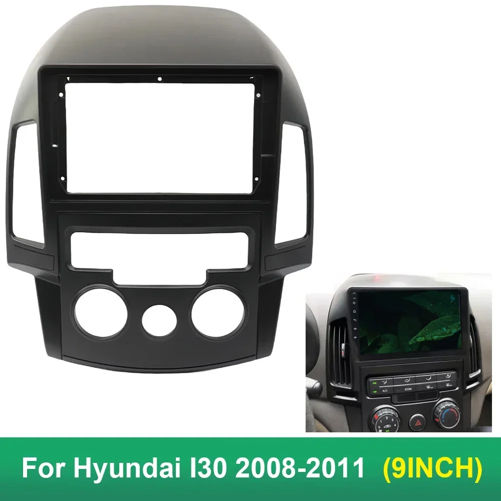 

9 дюймов для Hyundai I30 2008-2011 установочные наборы панель fascia стерео android навигация dvd автомобильное радио рамка