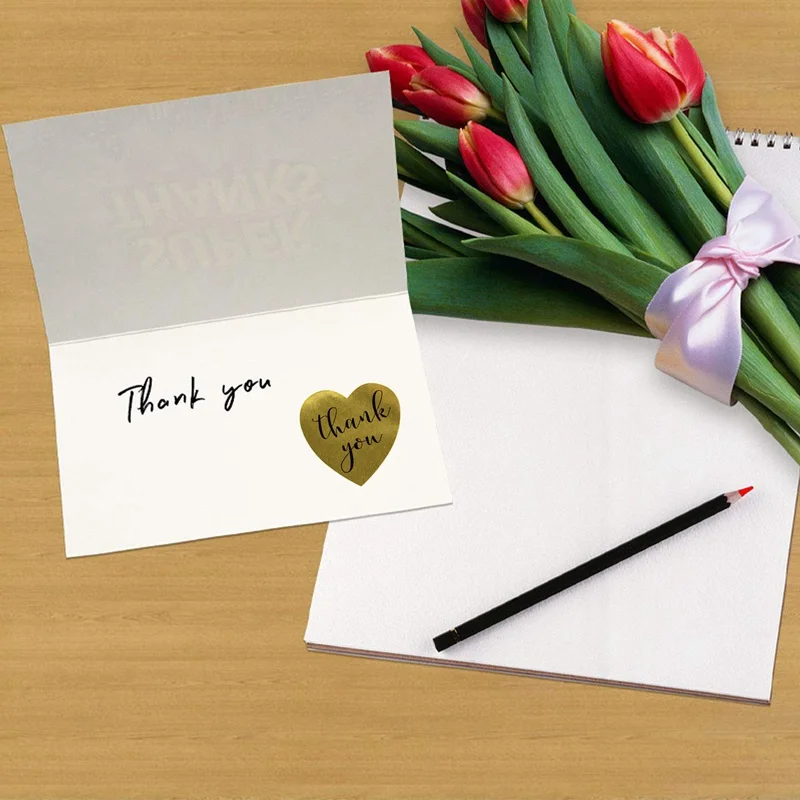 500pc Thank You for Your Order Stickers for Kids Gold Seal Label You've Got Great Taste Stationery Sticker Pretty Things Inside