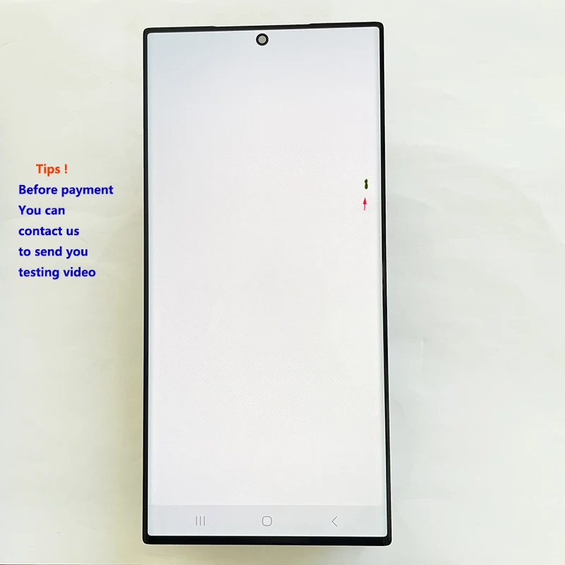 NONE AMOLED 6,8 Zoll mit Defektpunkt für Samsung Galaxy S23 Ultra LCD S918 S918B S918U Display Touch Digitizer Montage 6