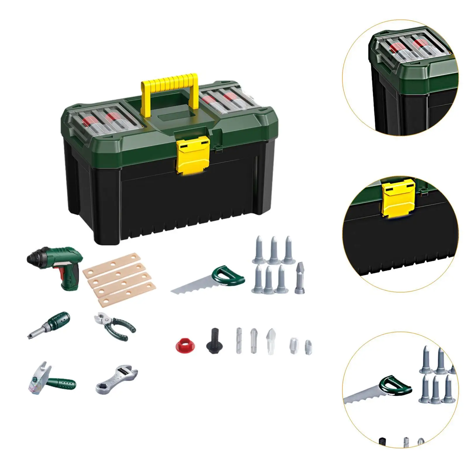 35x elektronische speelgoedboor Kid Tool Set constructie speelgoed gereedschap leerboorgereedschap