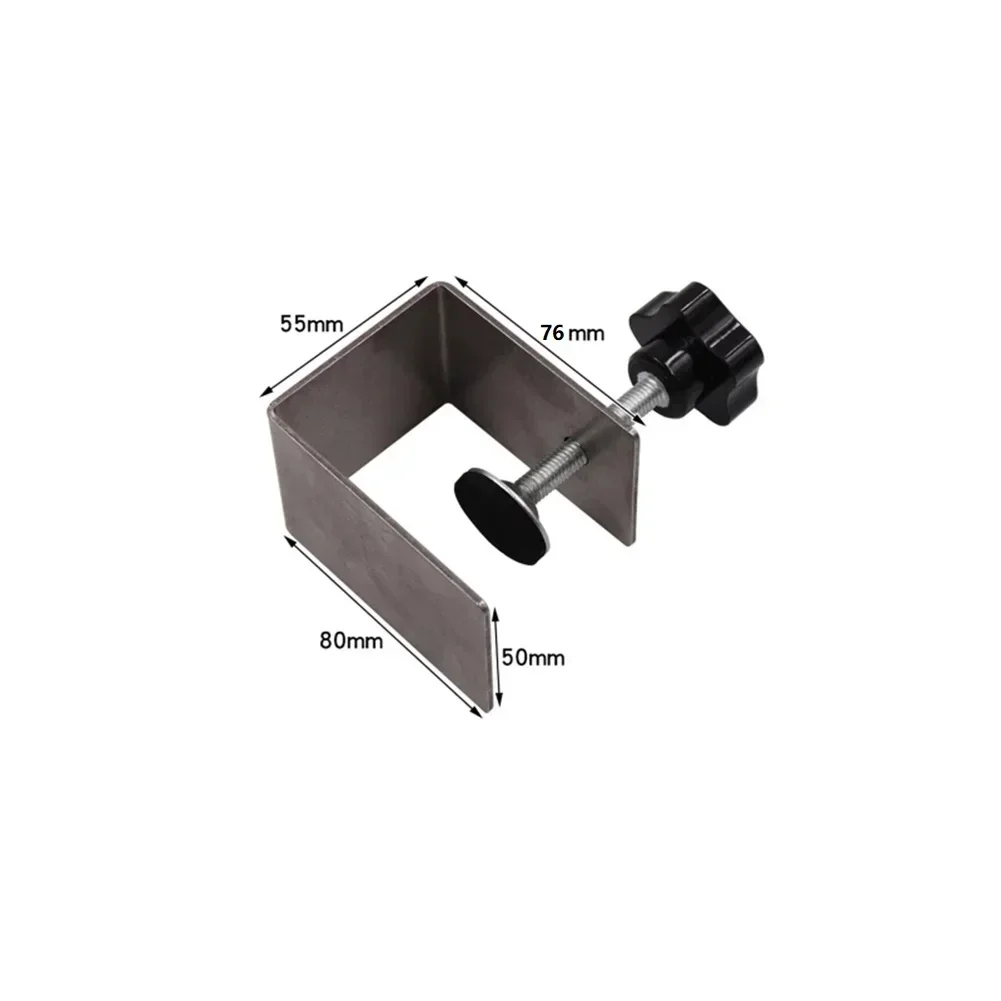 Abrazadera de fijación para instalación frontal de cajón, Hardware, Clip de montaje de plantilla, herramienta de carpintería para mejorar el hogar, acero inoxidable, 1 Uds.