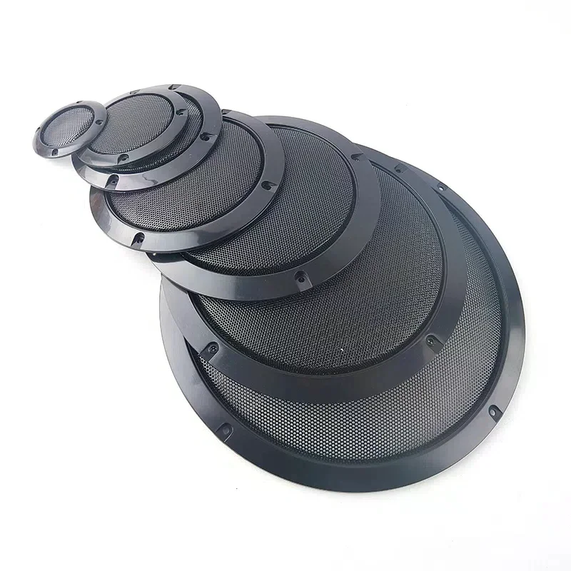 Picture 4: 2-inch To 10-inch Black Speaker Grille Ring, Car Speaker Installation Decorative Ring, Subwoofer Decorative Net, Black