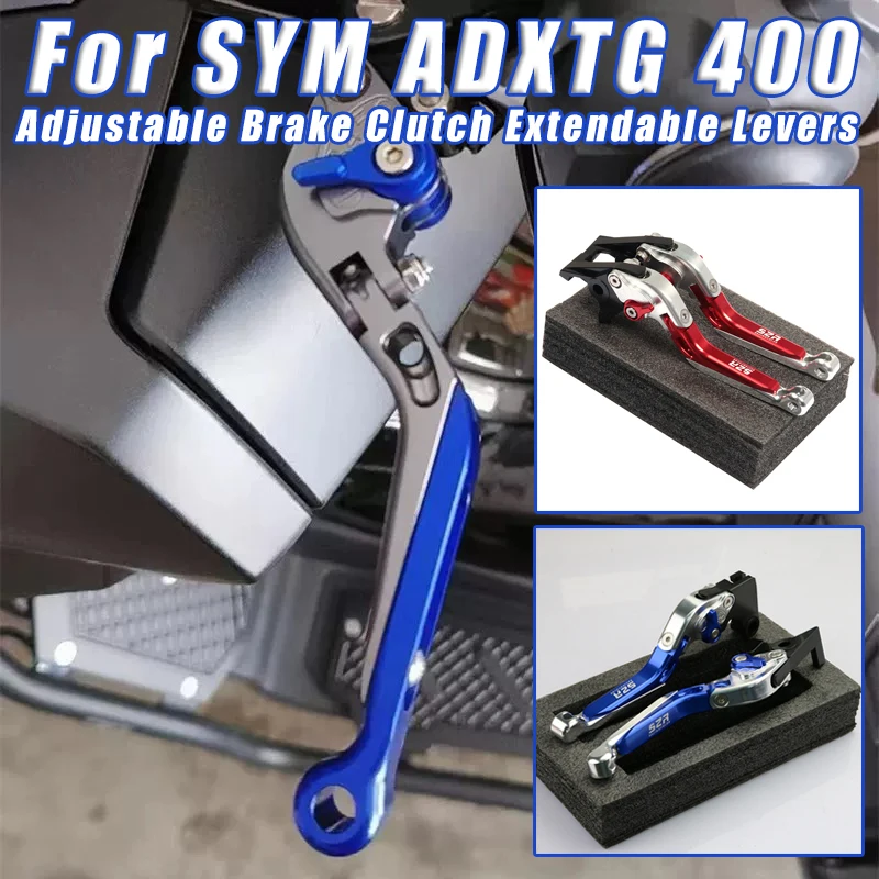 

Для SYM ADXTG 400 ADX TG 400 мотоциклетные регулируемые рычаги тормозной муфты, выдвижные ручки руля, тормозной рычаг сцепления