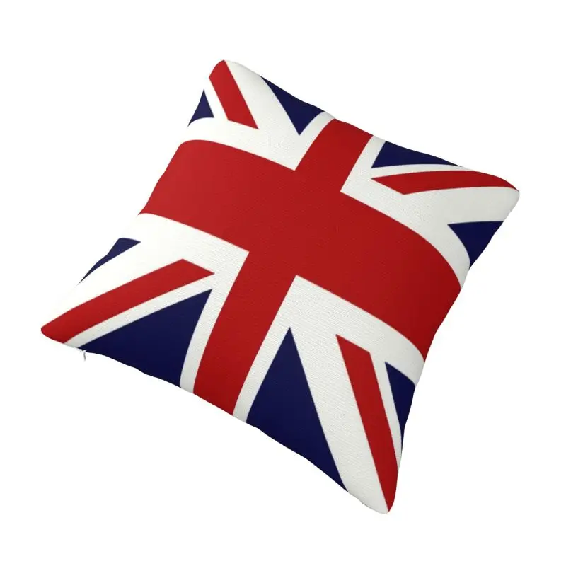 Custom Union Jack Flag Of The UK Luxury Throw Pillow Cover Cushion Cover