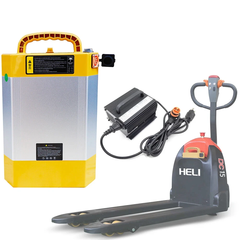 

LiFePO4 Lithium Battery 24V 28Ah for Electric Forklift Pallet Jack HELI CBD15J/18J-LI2 (with/without charger)