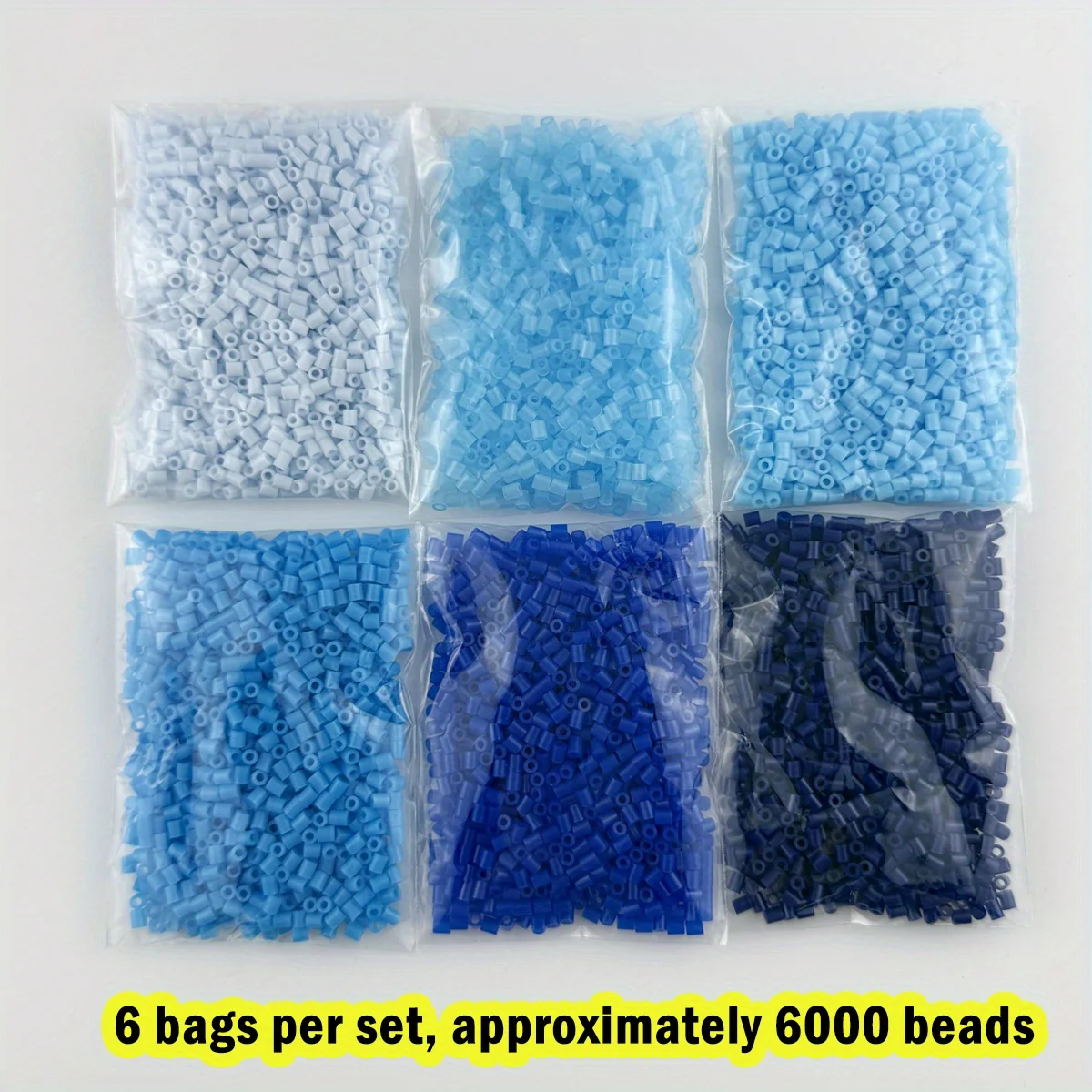 6-color 6000 Bead 2.6mm Hama Bead Car/animal Theme Fuse Bead Set Multi-color Diy Handmade Supplement Bag New Mini Pearl Bead
