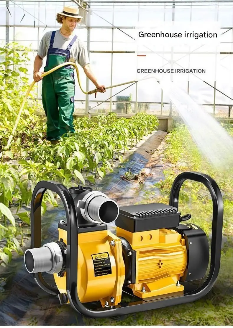 Agricultural Machinery 2 3 4 6 inch 2.2KW 220V/380V Self-priming Agricultural Irrigation High Head Centrifugal Water Pump