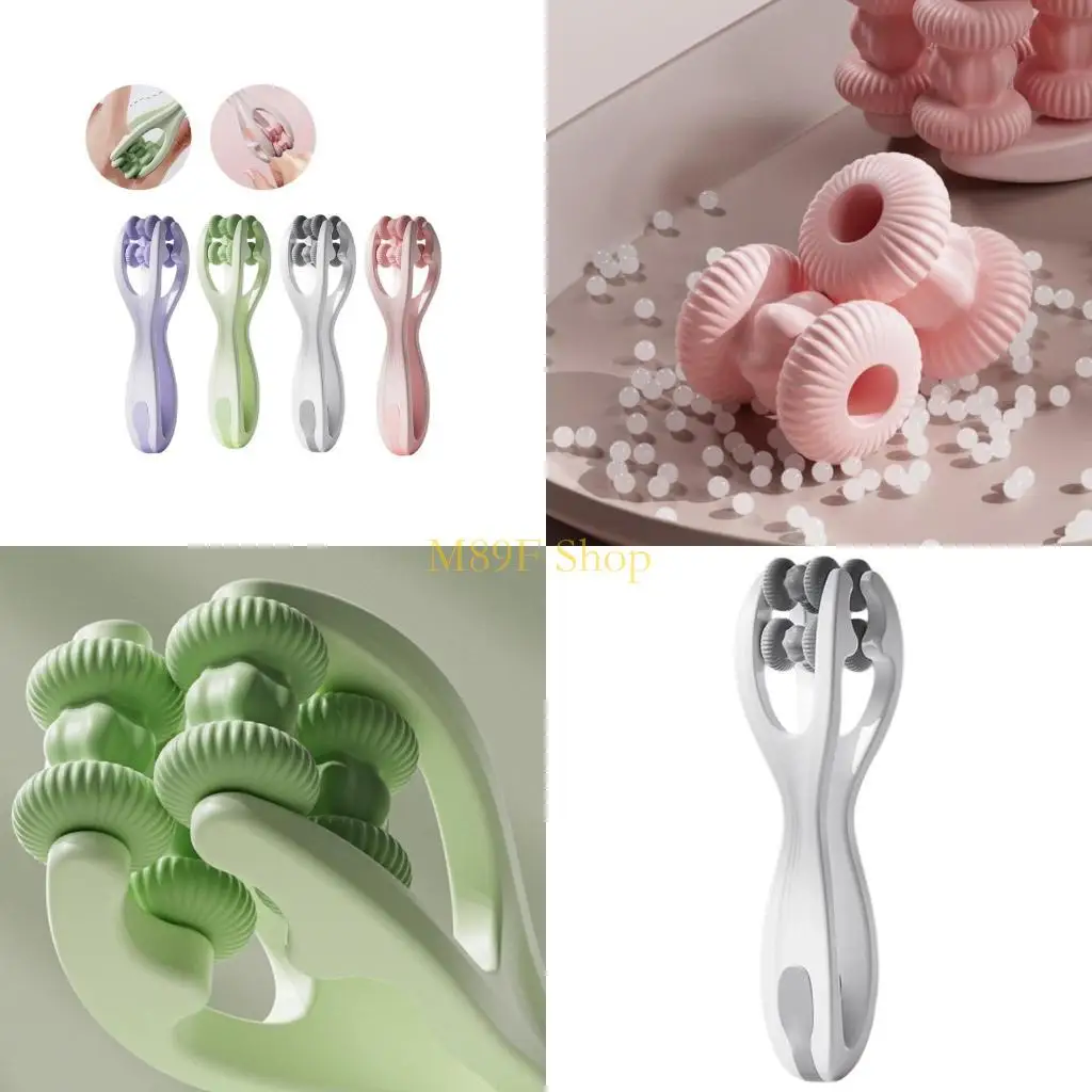 

M89f Massager Massager двойной роликовый массажер с ручной рукой массажер для снятия стресса и облегчения болей рук