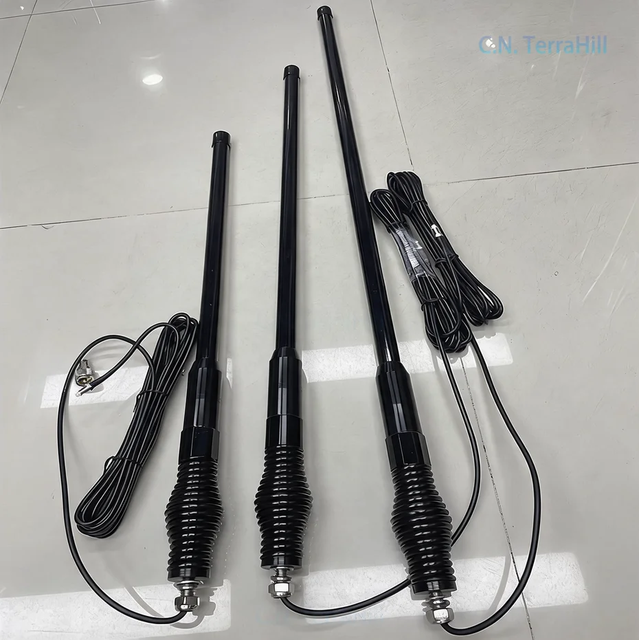 Heavy Duty Reinforced Spring Antenna Mount for Car Radio CB Ham Radio, Compatible with Off-Road Vehicle Bull Bar Front Bumper