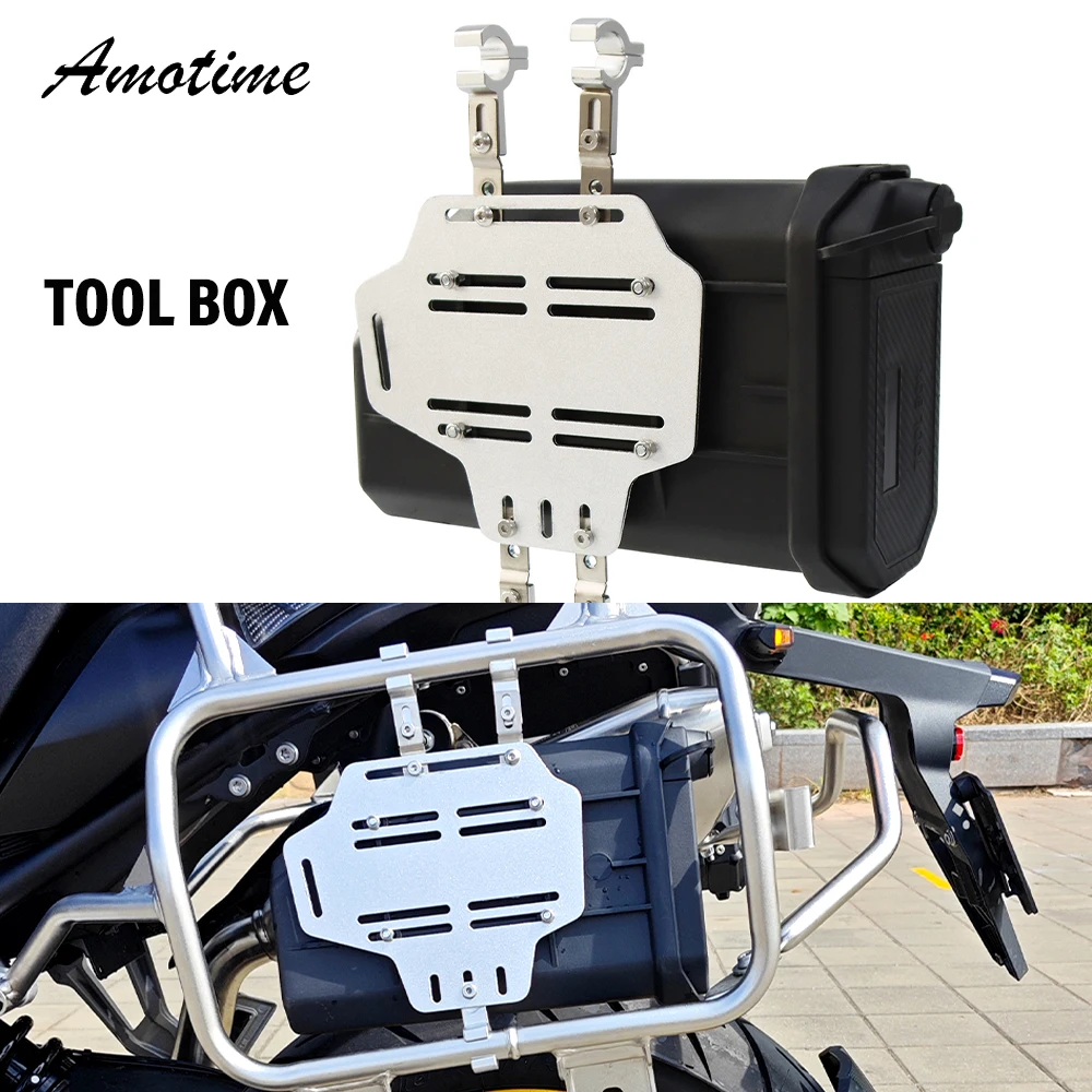 Motorcycle Bracket Aluminum Decorative Tool Box For VOGE Valico DS900X DSX 900 DSX DS 900X DS 900 X 2024 Toolbox Accessories