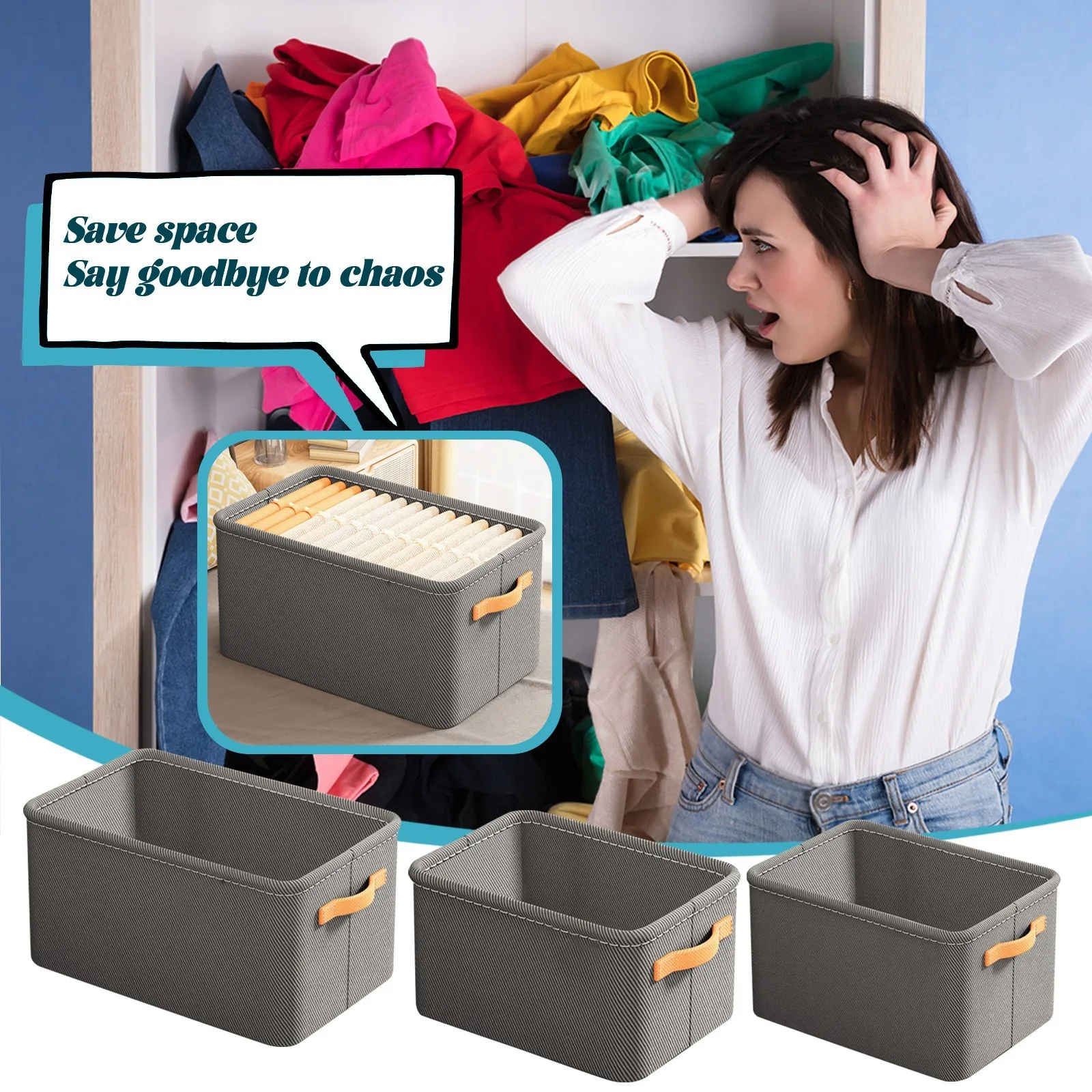 Cajas Almacenaje Ropa Cajas De Almacenaje Mangata Set De En