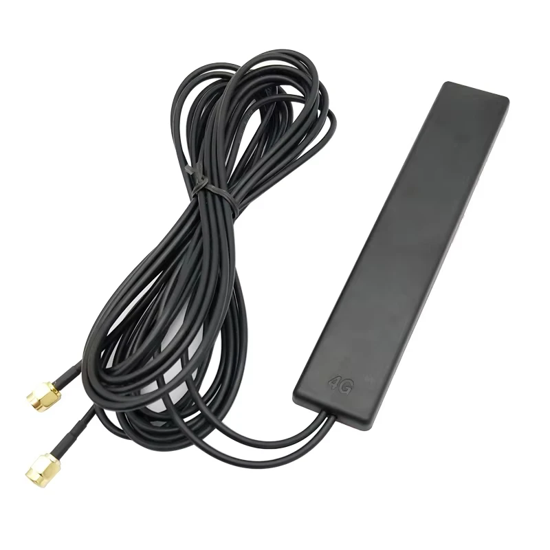 4G+4G GSM 3G 4G LTE Patch Antenna Gain 8DB Omnidirectional Wireless Router Network Card RG174 3m Cable Double SMA Male Connector