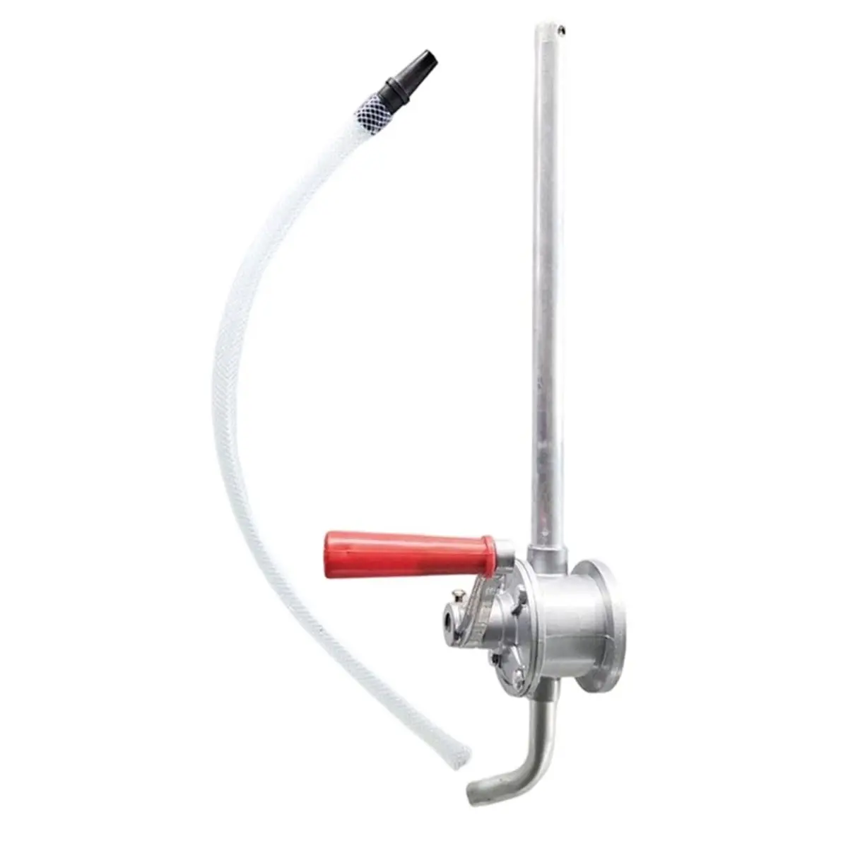 2026 New Tool Manual Hand Rotary Drum Pump 55 Gallon Aluminum Alloy Hand Crank Oil Transfer with Adjustable 2 Inch Adapter