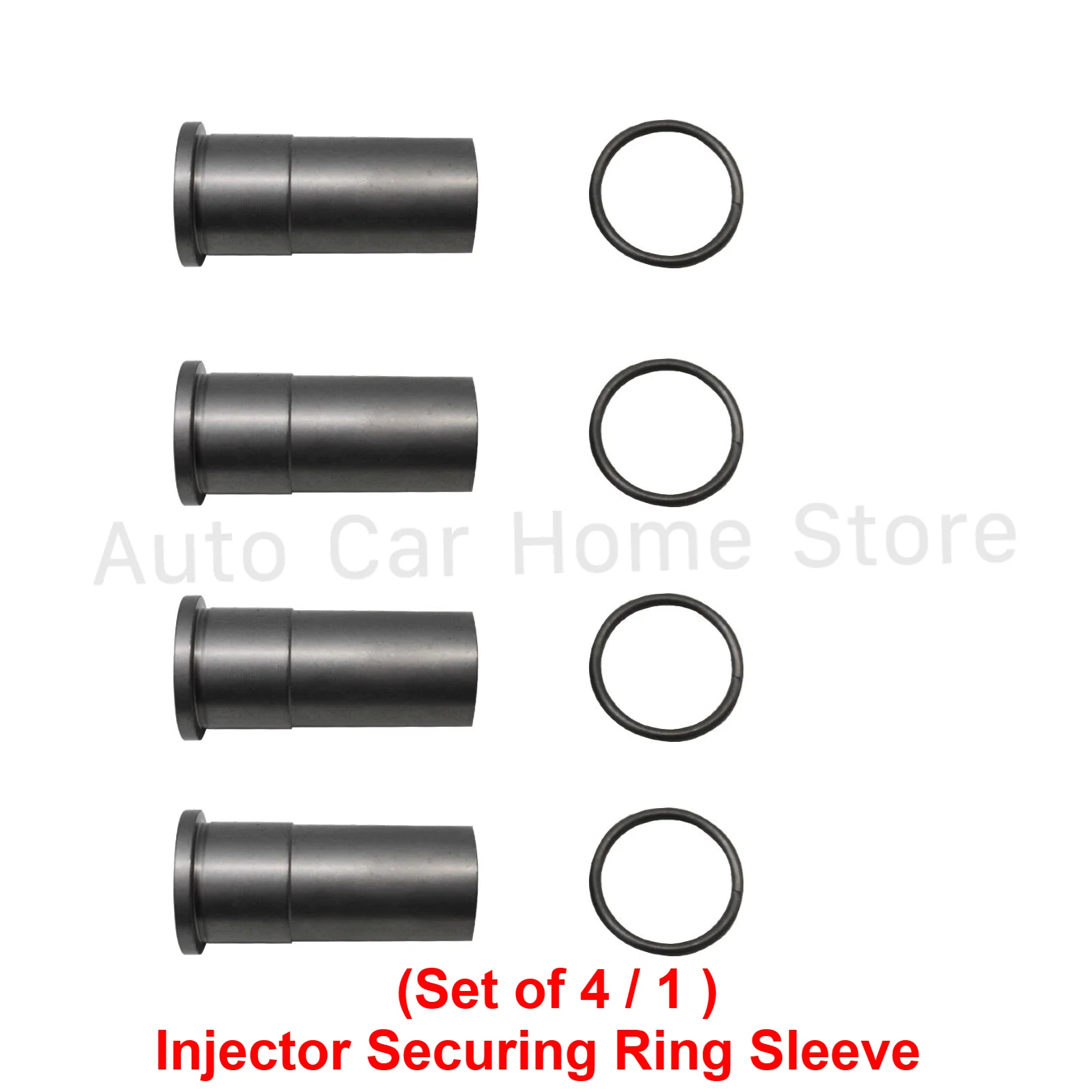 (Juego de 4) Anillo de Fijación del Inyector 1987972010 para Renault Vauxhall Opel 0445110375 0445110634 0445115007 Inyector Diésel