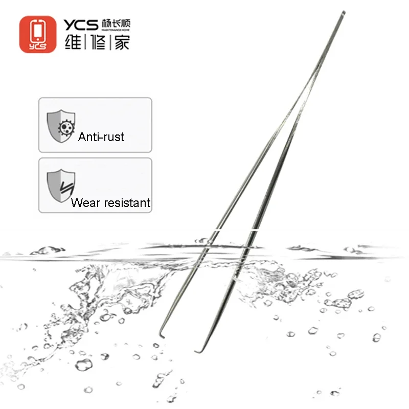 YCS 90 Degree Dot Matrix Positioning High Precision Repair Tweezers for Phone 13/14 Free Open Dot Matrix Repair Tweezers