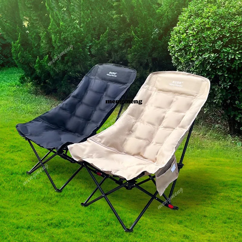 

Adjustable Lumbar Support Folding Chair Neck Support Storage Moon Folding Chair Tourist Lightweight Sillas De Playa Furniture